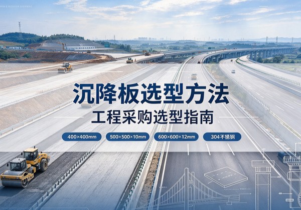 色达沉降板选择方法